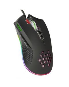 GameMax Razor RGB Gaming Mouse, USB, Up to 6400 DPI, Rapid Fire Button, Multiple RGB Modes