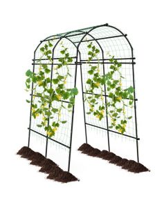 Garden Arch Trellis with PE Coated Metal Structure for Climbing Plants