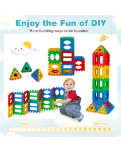 Giant Waffle Block Set with Put Together and Pull Apart Blocks