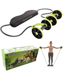 Revoflex Xtreme Exerciser Wheel Total Body Gym Abdominal Resistance