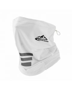Neck Gaiter Bandana Headband Cooling Face Scarf Shield Head Cover Snood Scarves - White