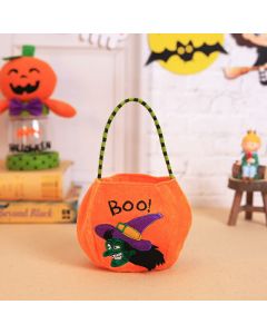 Halloween Trick or Treat Bags Non-Woven Candy Bag - Orange