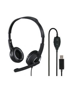 Hama HS-USB250 Lightweight Office Headset with Boom Microphone