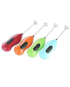 Hand Stirrer Coffee Milk Frother Stirrer Battery Operated 22 cm Random Colours