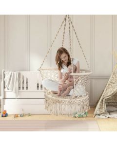 Hanging Swing Chair with Tassels
