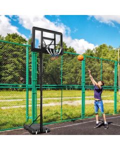 2.45M-3.05M Height Adjustable Basketball Stand for Kids and Adult