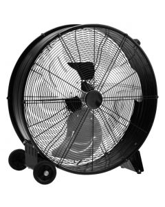 24 Inch High-Velocity Industrial Floor Fan with Wheels and Handle