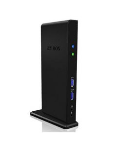 Icy Box IB-DK2241AC USB-A 11-in-1 Docking Station - 6x USB-A
