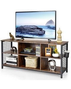 140cm Industrial TV Stand for Home Living Room Bedroom