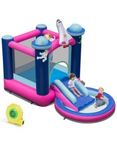 Inflatable Bounce House with 480W Blower and Carrying Bag