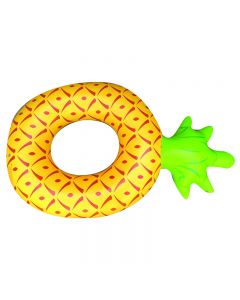 Giant Water Pool Float Inflatable Lounge Raft Tube Summer Swim Ring for Adults - Pineapple