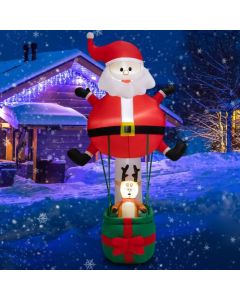 Christmas Inflatable Santa Claus and Reindeer