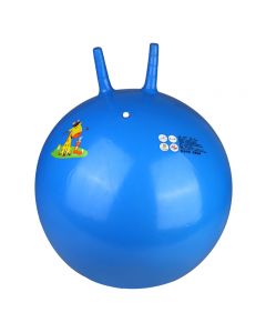 Extra Large and Thicker 55cm Inflatable Space Hopper Cute Animal Printed Bounce Balls - Blue