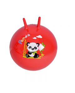 Extra Large and Thicker 55cm Inflatable Space Hopper Cute Animal Printed Bounce Balls - Red