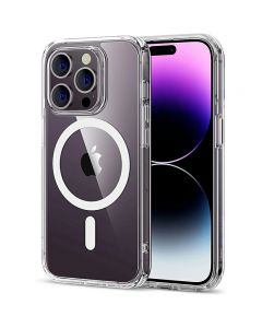 Clear Magnetic Safe Case Protective Phone Cover for iPhone 14 Pro