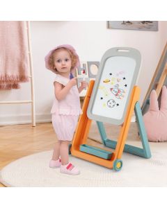 Kid Easel Table and Chair Set Portable Folding Art Easel Toddler