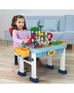 6-in-1 Kids Activity Table and Chair Set with Adjustable Heights