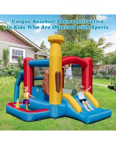 Kids Bouncy Castle with 680W Blower and Slide