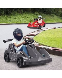 Kids 6V Electric Go Kart Powered Ride on Car with Remote Control and Music