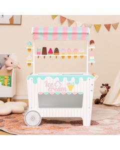Kid's Ice Cream Cart with Unique Canopy