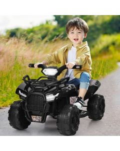 6V Battery Powered Quad Bike with LED Light Horn Music and Storage Box