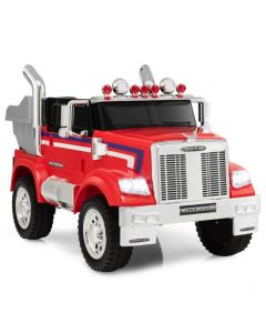 Kids Ride On Dump Truck 12V Battery Powered Licensed Toy