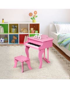 30-Key Kids Toy Mini Piano with Stool