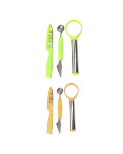 3 Pack Kitchen Utensils Tool Knife Set Food Prep Kitchen Tools - Random Colours