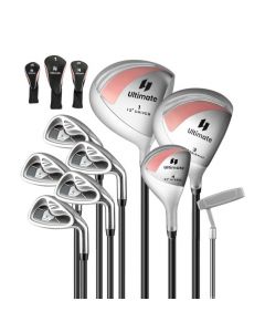 Ladies' 9 Pieces Complete Golf Club Set with 460cc Alloy Driver