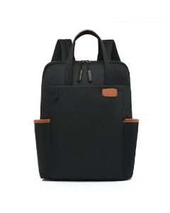 Laptop Backpack Water Resistant USB Large Rucksack for Work Travel - Black