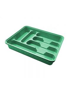 Large Cutlery Tray Plastic Drawer Organizer for Kitchen 38.5cm x 30.5cm - Random Colour