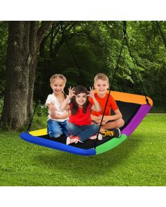 Large Nest Swing with Adjustable Hanging Ropes for Backyard