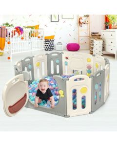 Portable 10+2 Large Panel Toddler Playpen