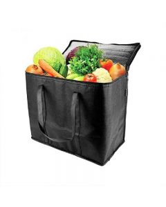 Large Food Delivery Insulated Bags Pizza Takeaway Thermal Warm/Cold Carry Bag Black