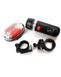 Waterproof White LED Head Light 4 Pack Bicycle Light Set