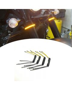 2PCS  Motorcycle Turn Signal Indicator LED Load Flasher Resistor Flash Blinker - Single Lead