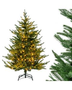 Pre-Lit Christmas Tree with LED Lights and 8 Lighting Modes