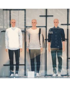 184cm Male Mannequin Full Body Manikin with Metal Base