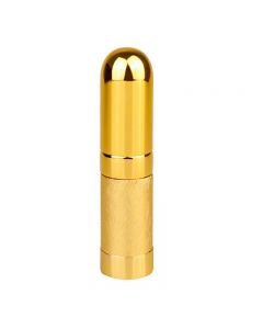 6ml Mini Portable Travel Refillable Metal Perfume Liquid Atomizer Bottle - Gold