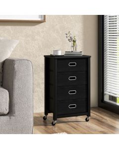 Mobile Filing Cabinet with 4 Drawers