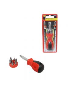 Mini Multi Purpose Screwdriver Interchangeable Screwdriver Steel Short Screwdriver