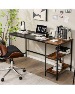 Multifunctional Computer Desk with Removable Storage Shelf