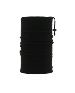 Polar Fleece Thermal Bandana Cycling Winter Face Masks Snood Scarf Neck Tube Warmers - Black