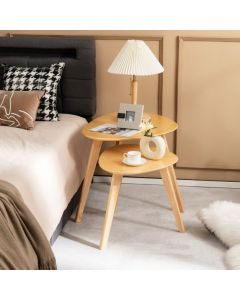 2 Pieces Nesting End Table Set for Living Room and Bedroom
