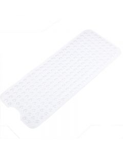 Non Slip Shower Mat Strong Suction Anti-Mold Rubber Mat 40x100cm - Clear
