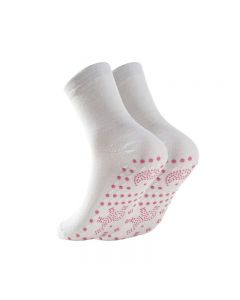 1 Pair Winter Socks Increase Friction Massage Socks Keep Foot Warmth - White