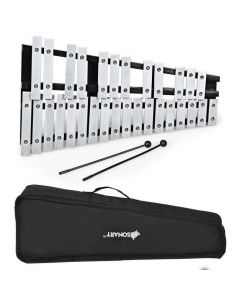 30 Note Foldable Vibraphone with Wooden Frame and Aluminum Keys