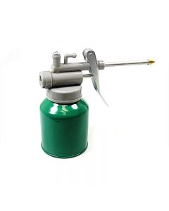 Metal High Pressure Feed Oil Spray Gun Bottle Oil Can with Long Nozzle - Random Colour
