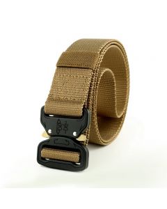 Quick Release Work Belts Tactical Black Men Combat Army Nylon Buckle Waistbelt - Khaki