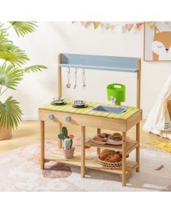 Outdoor Mud Kitchen Set with Removable Water Box